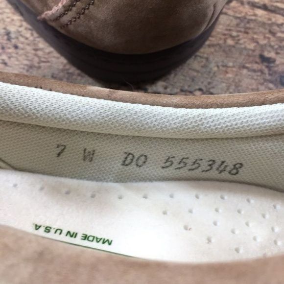 SAS Tan Leather Lace Up Walking Shoes Comfort - Picture 8 of 10